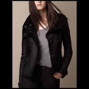 Burberry Fur Bomber Jacket